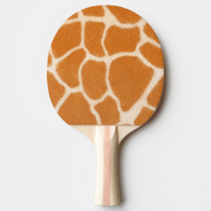 Giraffe Spots Exotic Animal Print Ping Pong Paddle