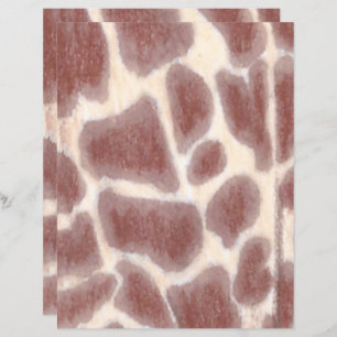 Giraffe Spots Stationery, Scrapbook Paper