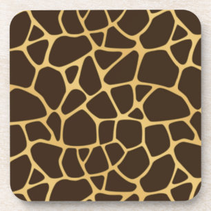 Giraffe Spotted Background Coaster