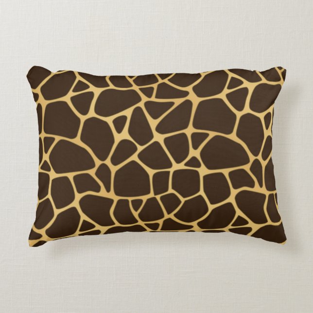 Giraffe Spotted Background Decorative Cushion (Front)