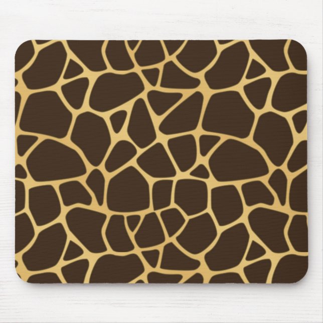 Giraffe Spotted Background Mouse Mat (Front)