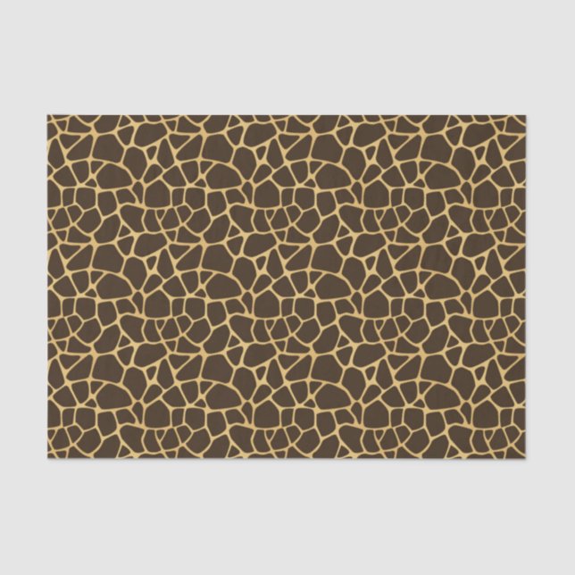 Giraffe Spotted Background Tissue Paper (Front)