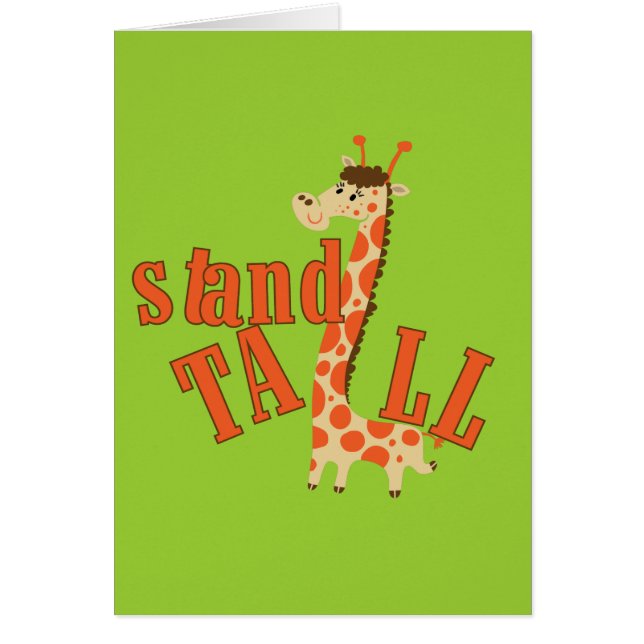 Giraffe Stand Tall (Front)