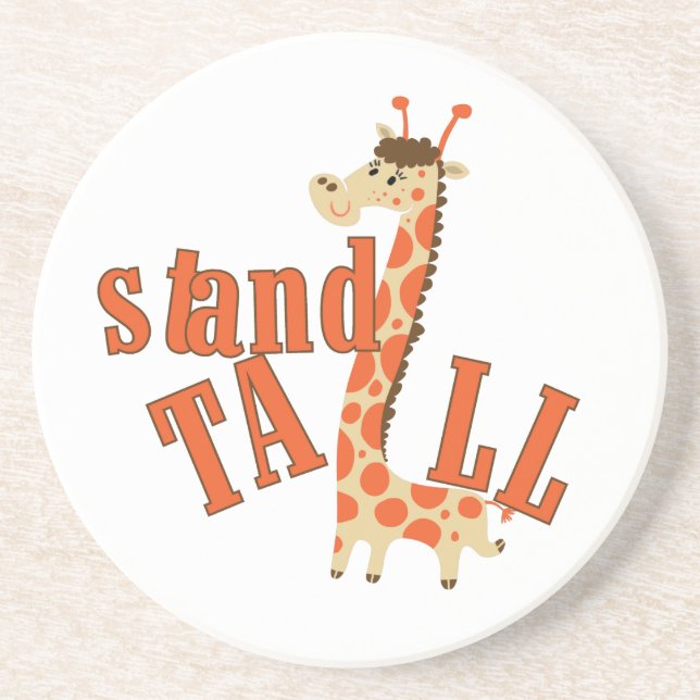 Giraffe Stand Tall Coaster (Front)