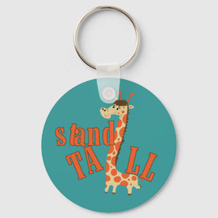 Giraffe Stand Tall Key Ring