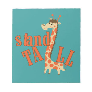 Giraffe Stand Tall Notepad