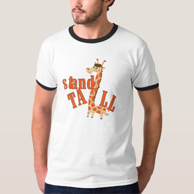Giraffe Stand Tall T-Shirt (Front)
