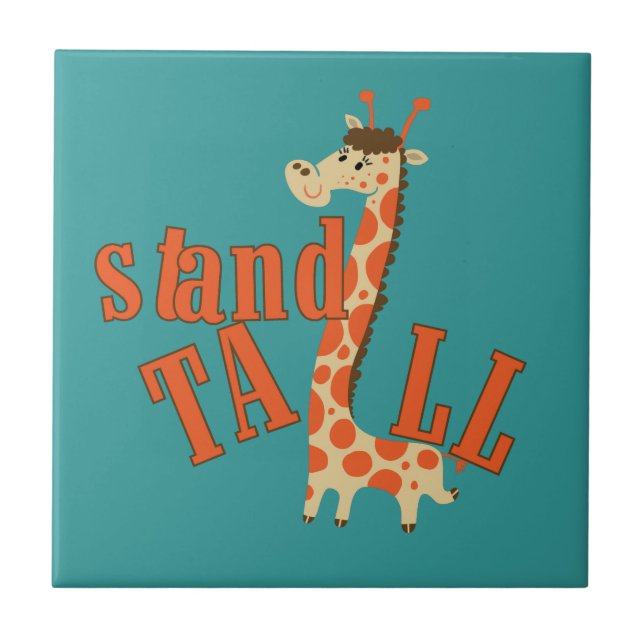 Giraffe Stand Tall Tile (Front)
