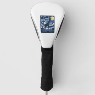 Giraffe Starry Night Vintage Golf Head Cover