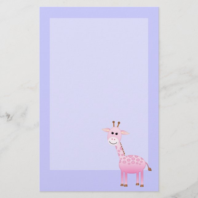 Giraffe Stationery (Front)