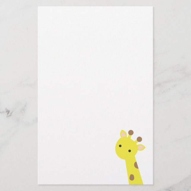 Giraffe Stationery (Front)
