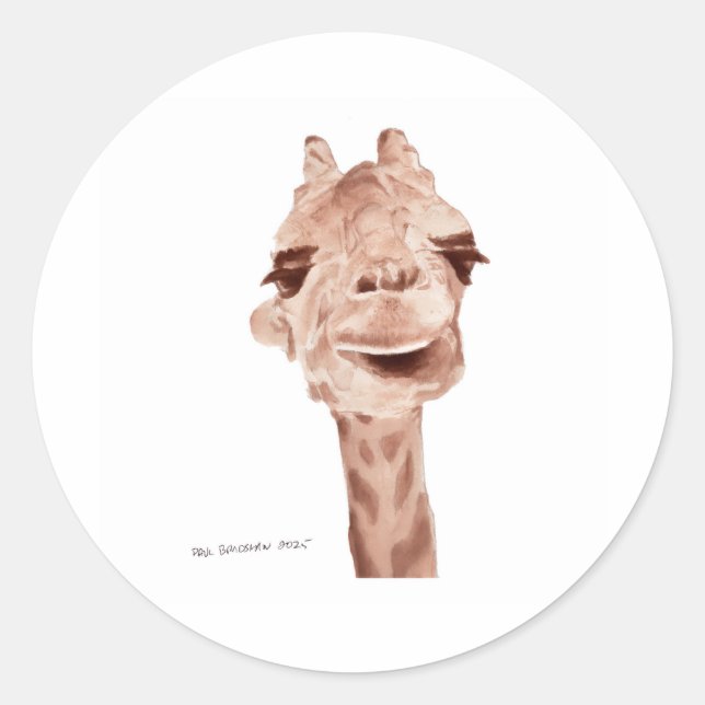 giraffe sticker (Front)