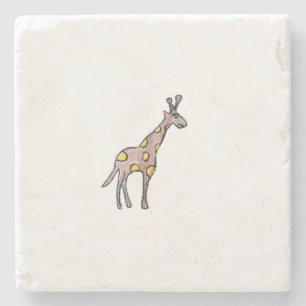 Giraffe  stone coaster