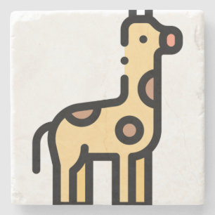 Giraffe Stone Coaster