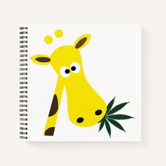 Giraffe Stoned Notebook (Front)