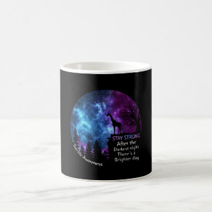 Giraffe Suicide Awareness Stay Strong Giraffe Gift Coffee Mug
