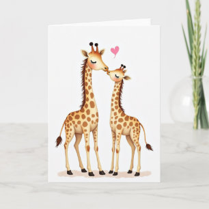 Giraffe Sweet Mothers Day Card