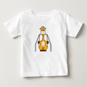Giraffe Swing Baby T-Shirt