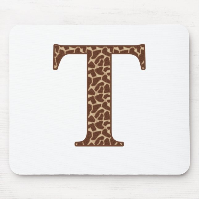 Giraffe T Mouse Mat (Front)