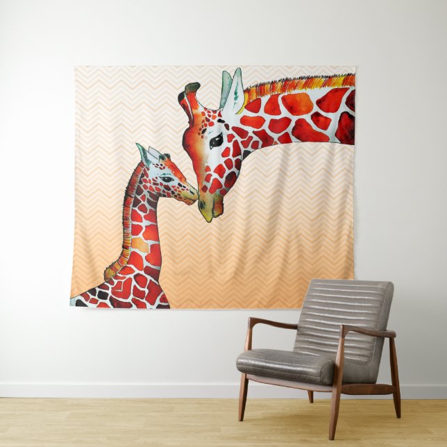 Giraffe Tapestry (In Situ (Horizontal))