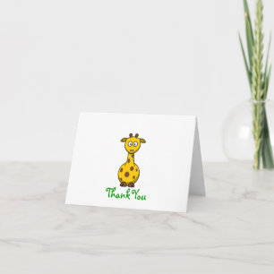 Giraffe - Thank You Card