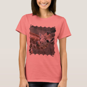 Giraffe Tongue Ladies T-Shirt