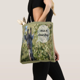Giraffe tote bag