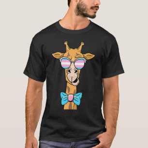 Giraffe Transgender Sunglasses LGBT Q Animal Trans T-Shirt