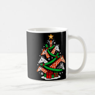 Giraffe Tree Christmas Giraffe Lover Xmas Squad Me Coffee Mug