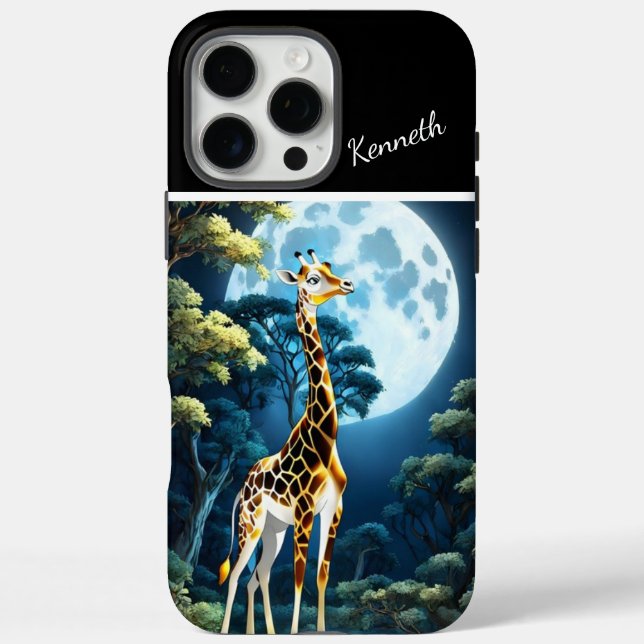 Giraffe Under Moonlight Case-Mate iPhone Case (Back)