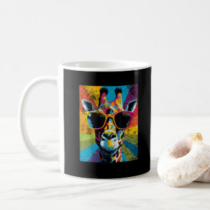 Giraffe Vintage Sunglasses Funny African Animal  Coffee Mug