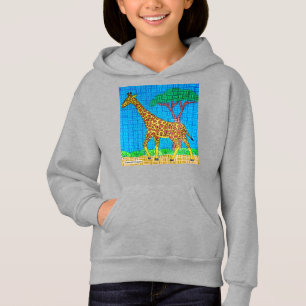 Giraffe (vivid) - Girl's Hoodie
