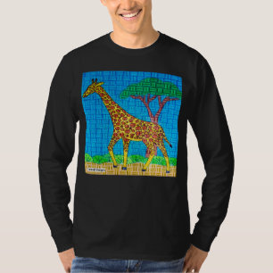 Giraffe (vivid) - Men's Long Sleeve Shirt