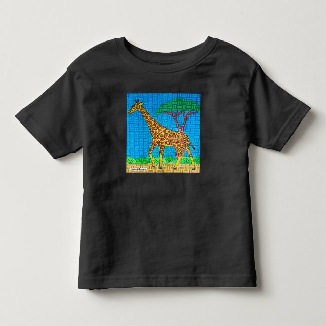 Giraffe (vivid) - Toddler T-Shirt (Front)