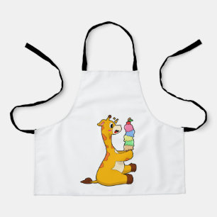 Giraffe Waffle ice cream Apron