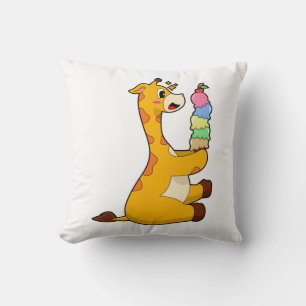 Giraffe Waffle ice cream Cushion