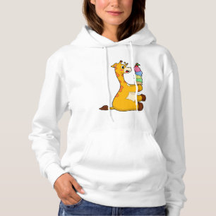 Giraffe Waffle ice cream Hoodie