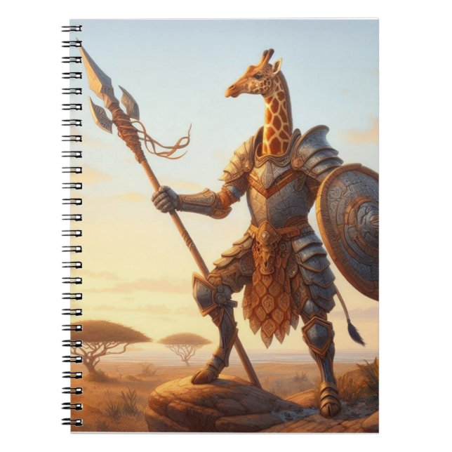 Giraffe warrior notebook (Front)
