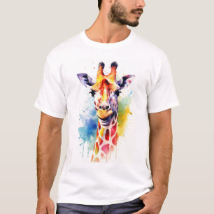 Giraffe Watercolor T-Shirt