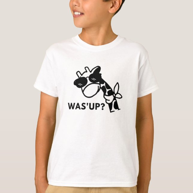 Giraffe What's Up T-Shirt (Front)