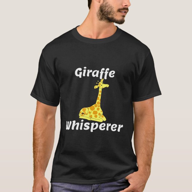 Giraffe Whisperer Turtle T-Shirt (Front)
