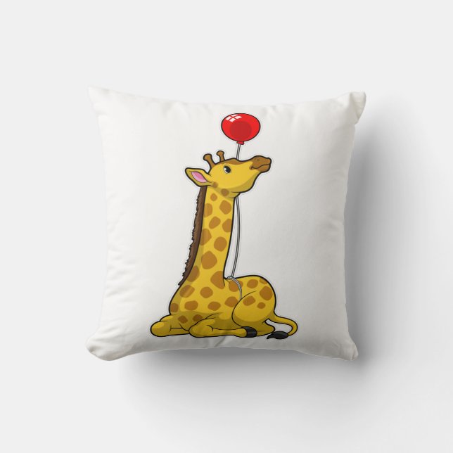 Giraffe with Balloon Cushion (Front)