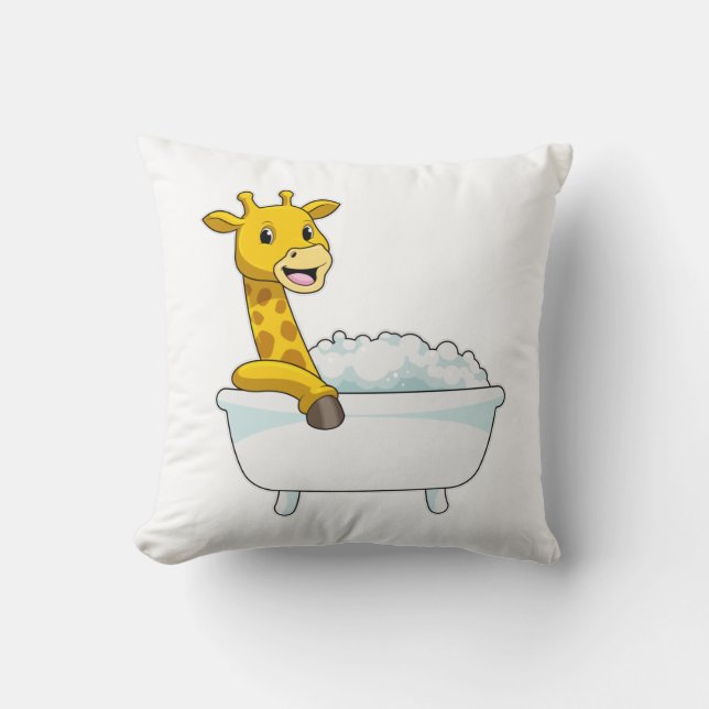 Giraffe with Bathtub with Foam Cushion (Front)