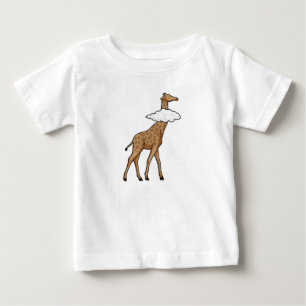 Giraffe with Cloud Baby T-Shirt