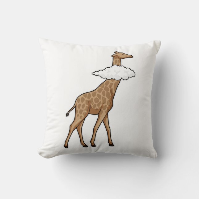 Giraffe with Cloud Cushion (Front)