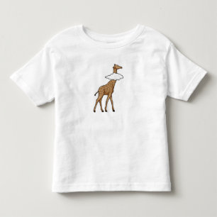 Giraffe with Cloud Toddler T-Shirt