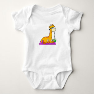 Giraffe with Coconut Baby Bodysuit