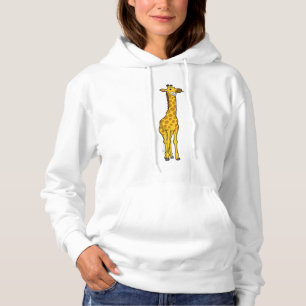 Giraffe with Daisy Hoodie