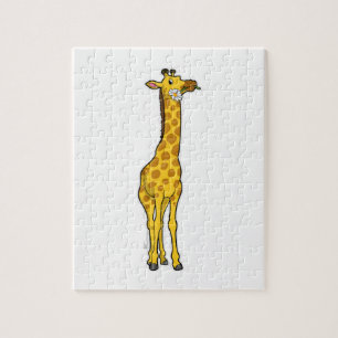 Giraffe with Daisy Jigsaw Puzzle