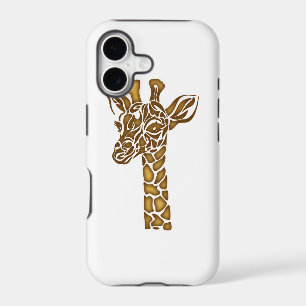 Giraffe with ethnic and tribal ornaments
